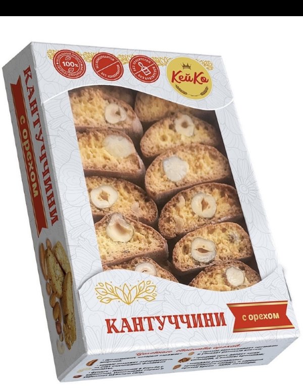 №3 Кей Ко Кантуччини с орехом, 200г    в Батайске