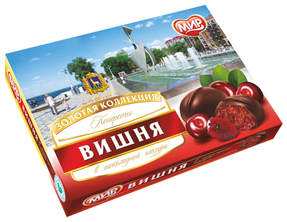  КФ МИР Вишня в шоколадной глазури 160г в Батайске