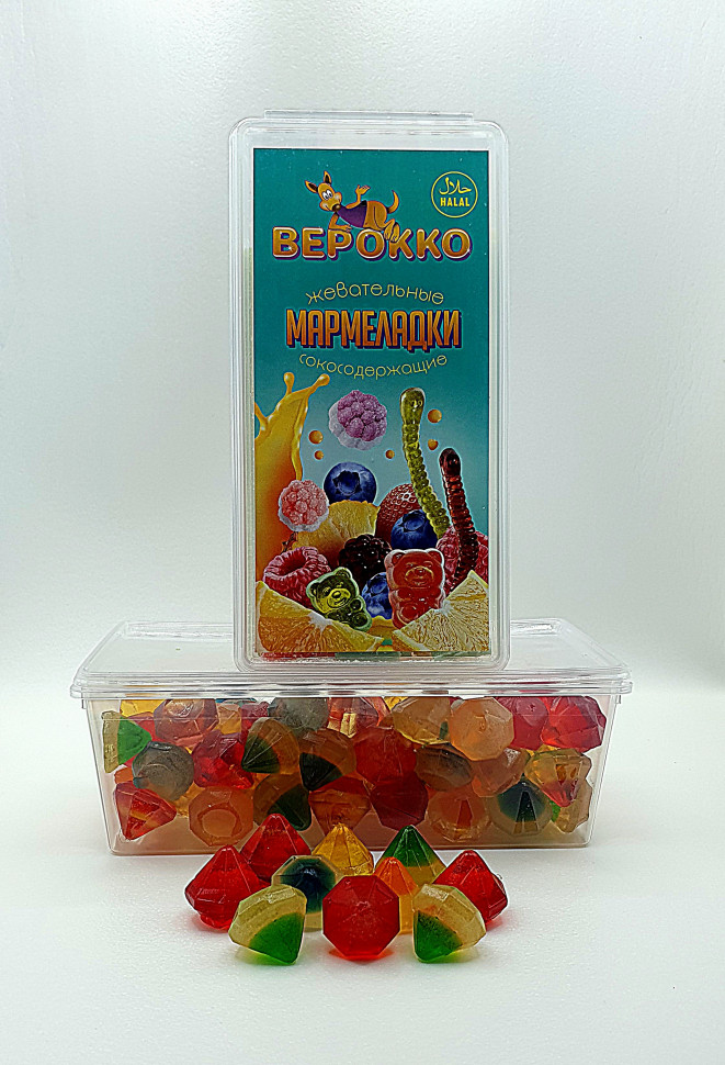  Жевательный мармелад Самоцветы, 250г      в Батайске